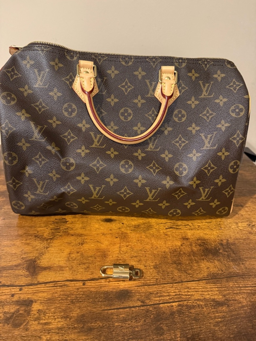 Louis Vuitton Monogram Speedy 35 Handbag